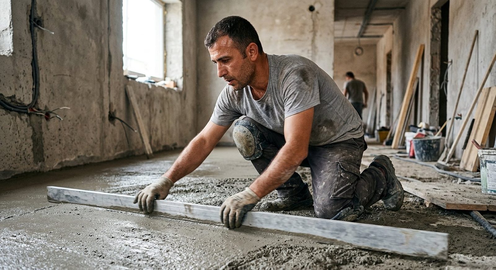 Eğim Şapı Serim, Mastar ve Detay İşçiliği